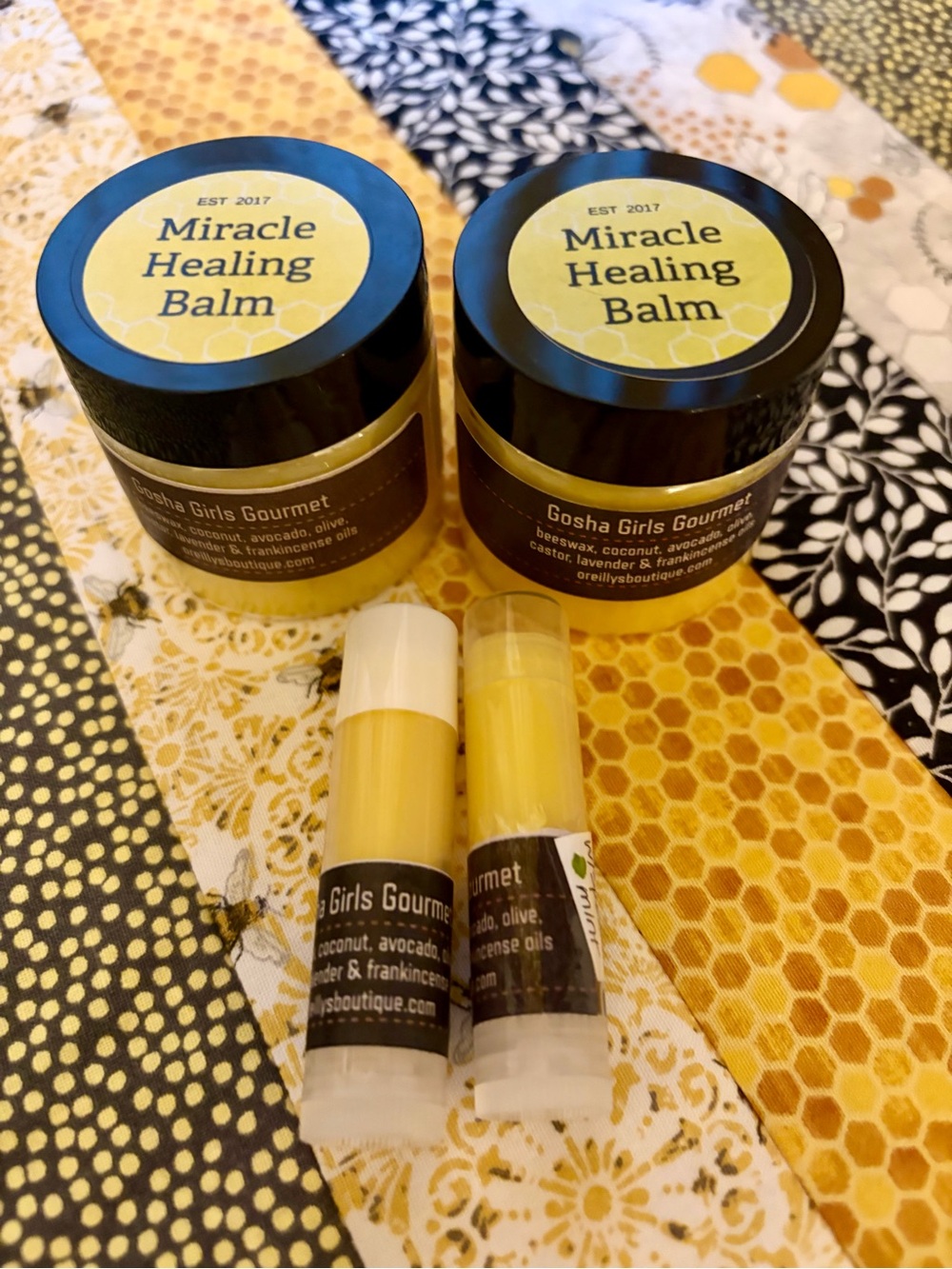 Miracle Healing ❤️‍🩹 👑🥰🛍️ Balm BUNDLE— 2 two oz jars & 2 👄 lippys